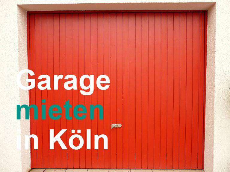 Garage mieten in Köln