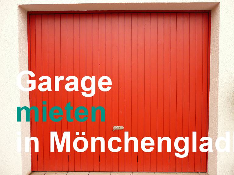 Garage mieten in Mönchengladbach
