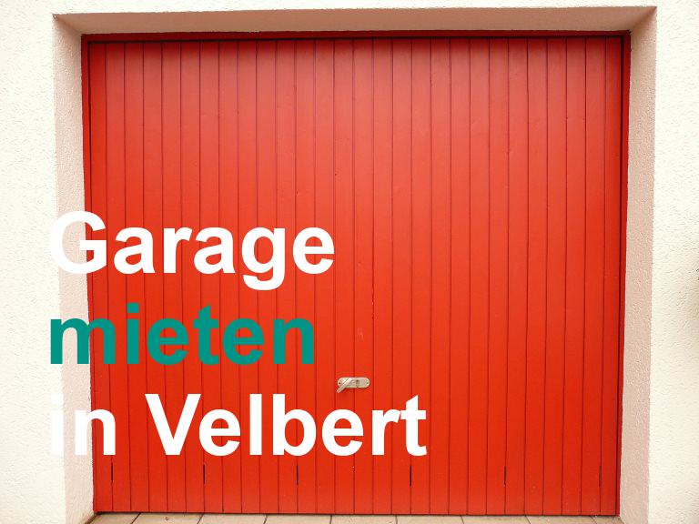 Garage mieten in Velbert