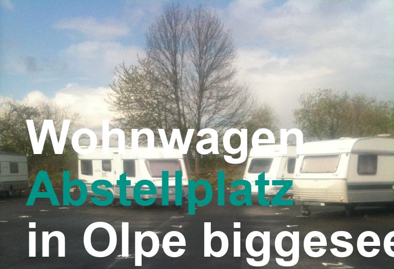 Wohnwagen Abstellplatz in Olpe biggesee